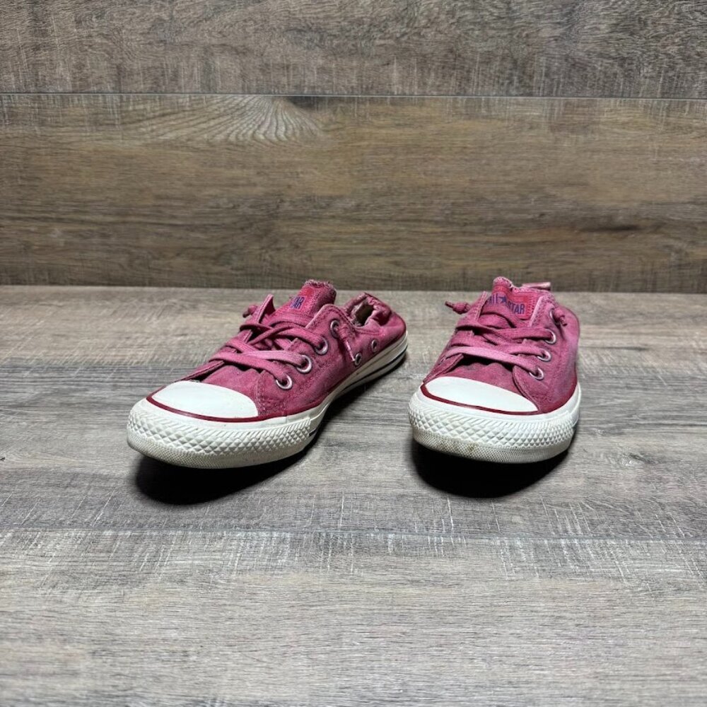 Converse Shoreline Maroon Slip On Sneakers Women's Size 7.5